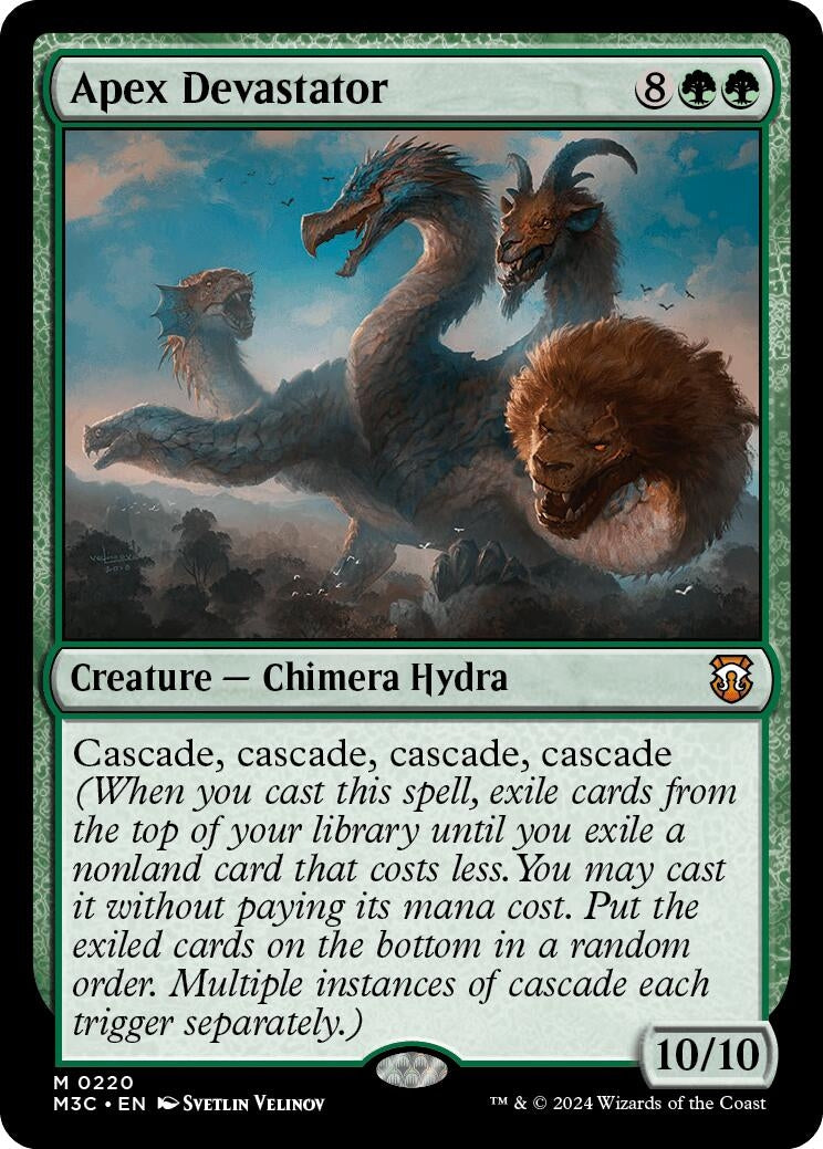 Image for Apex Devastator (Ripple Foil) (220) (M3C) - Magic: The Gathering