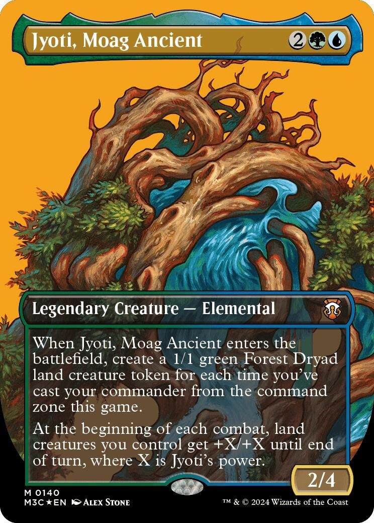 Image for Jyoti, Moag Ancient (Borderless) (Ripple Foil) (140) (M3C) - Magic: The Gathering