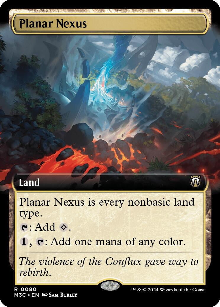 Image for Planar Nexus (Extended Art) (Ripple Foil) (80) (M3C) - Magic: The Gathering