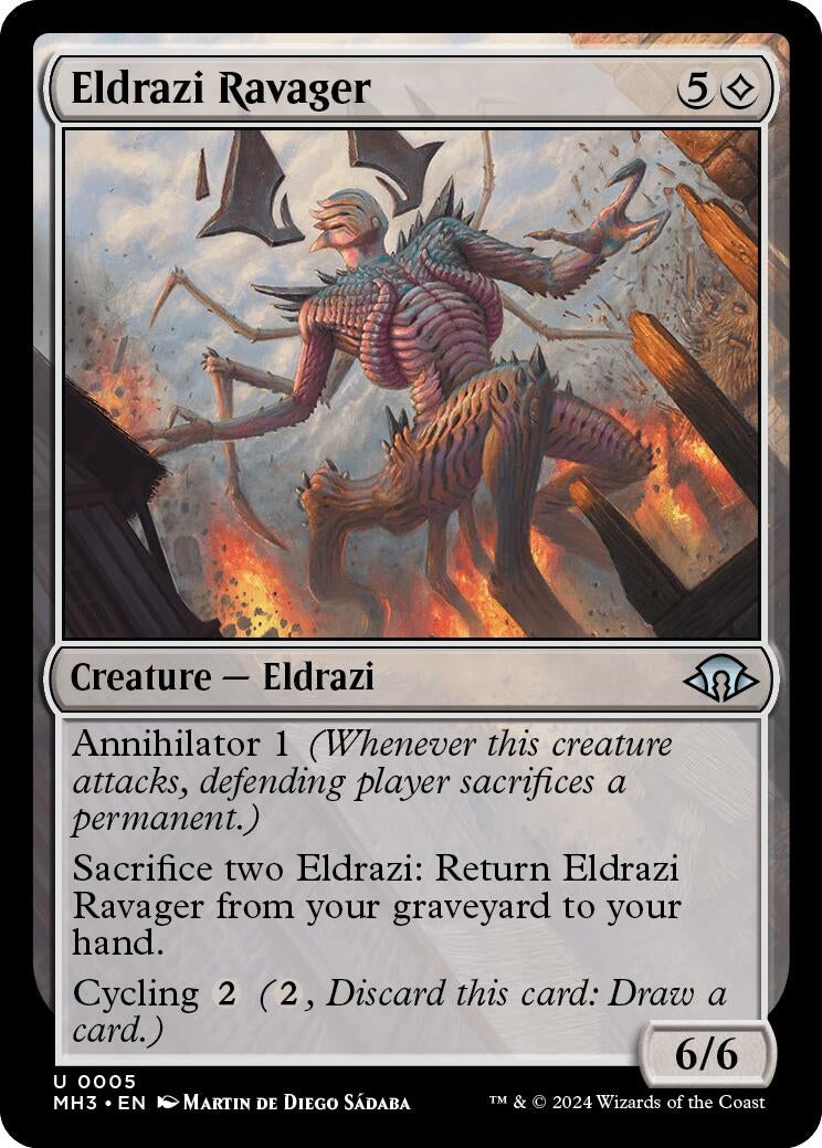 Eldrazi Ravager (5) (MH3) Japanese