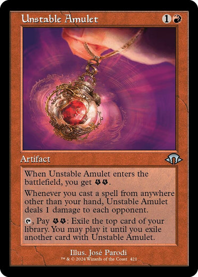 Unstable Amulet (Retro Frame) (421) (MH3)
