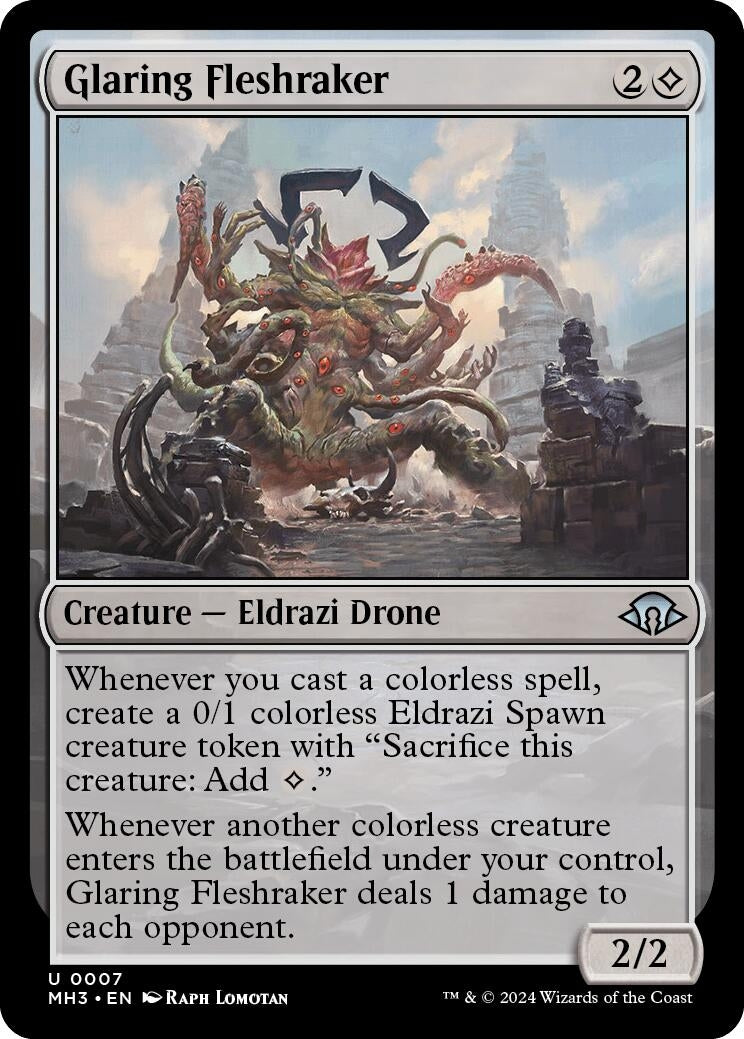 Image for Glaring Fleshraker (7) (MH3) - Magic: The Gathering