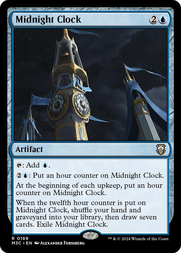 Image for Midnight Clock (189) (M3C) - Magic: The Gathering