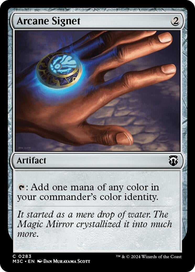 Image for Arcane Signet (283) (M3C) - Magic: The Gathering