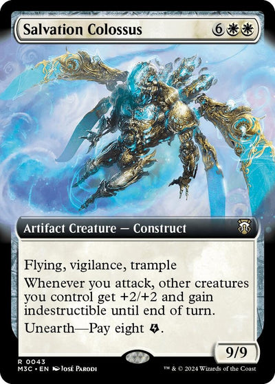 Salvation Colossus (Extended Art) (Ripple Foil) (43) (M3C)