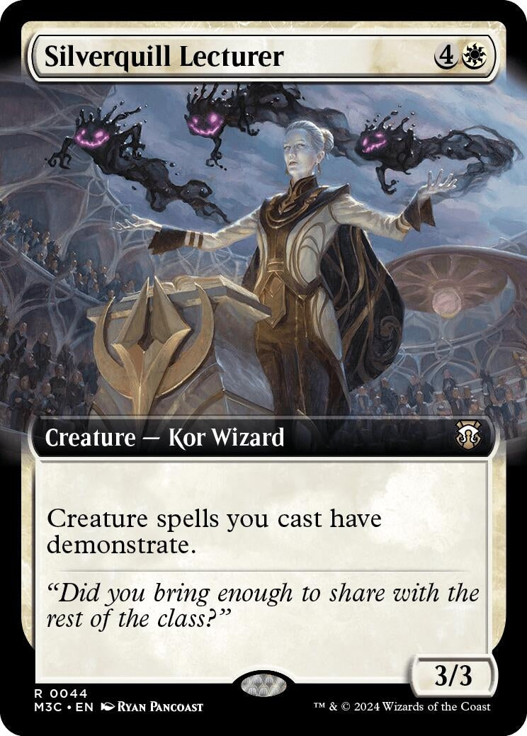 Image for Silverquill Lecturer (Extended Art) (Ripple Foil) (44) (M3C) - Magic: The Gathering