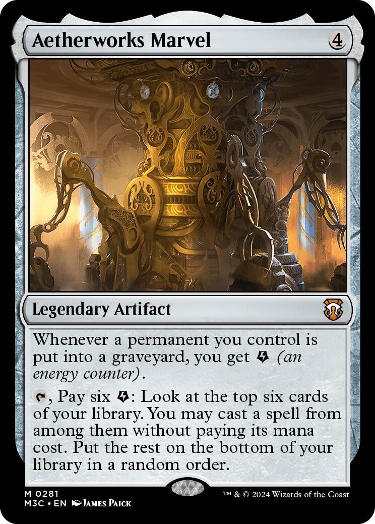 Image for Aetherworks Marvel (Ripple Foil) (281) (M3C) - Magic: The Gathering