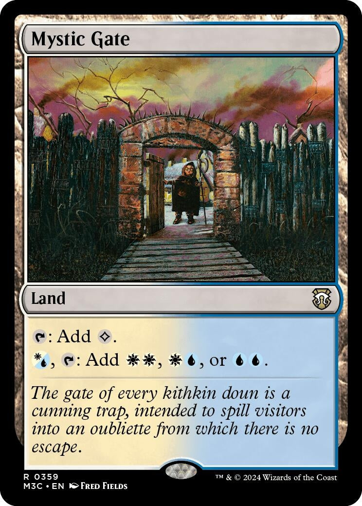 Image for Mystic Gate (Ripple Foil) (359) (M3C) - Magic: The Gathering
