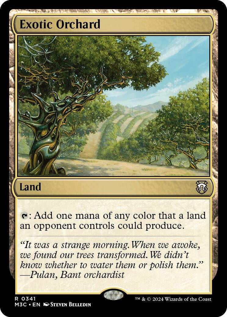 Image for Exotic Orchard (341) (M3C) - Magic: The Gathering