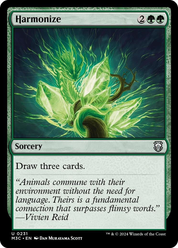 Image for Harmonize (Ripple Foil) (231) (M3C) - Magic: The Gathering