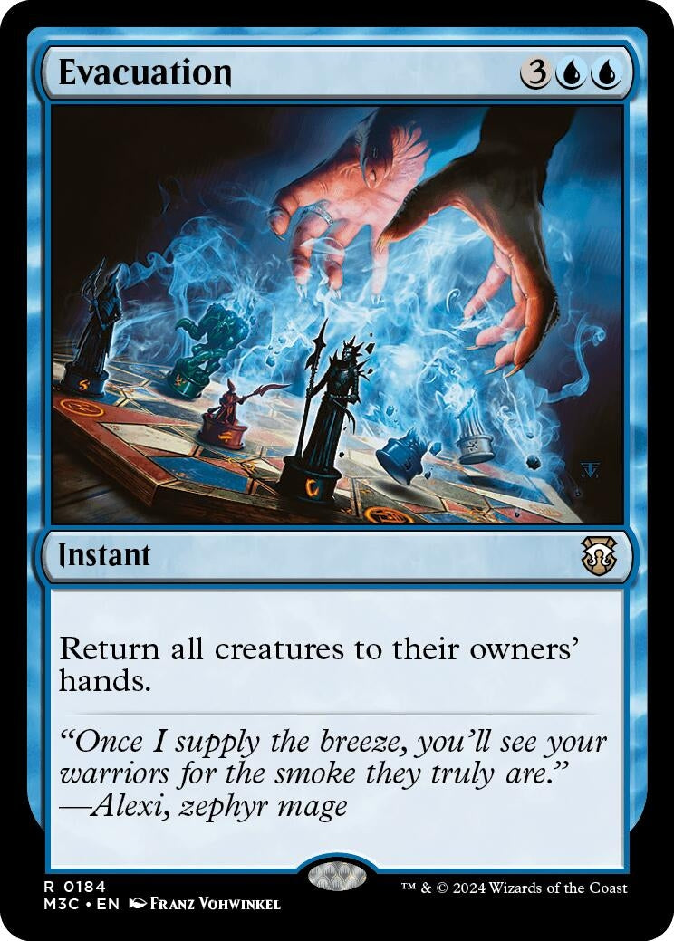 Image for Evacuation (Ripple Foil) (184) (M3C) - Magic: The Gathering