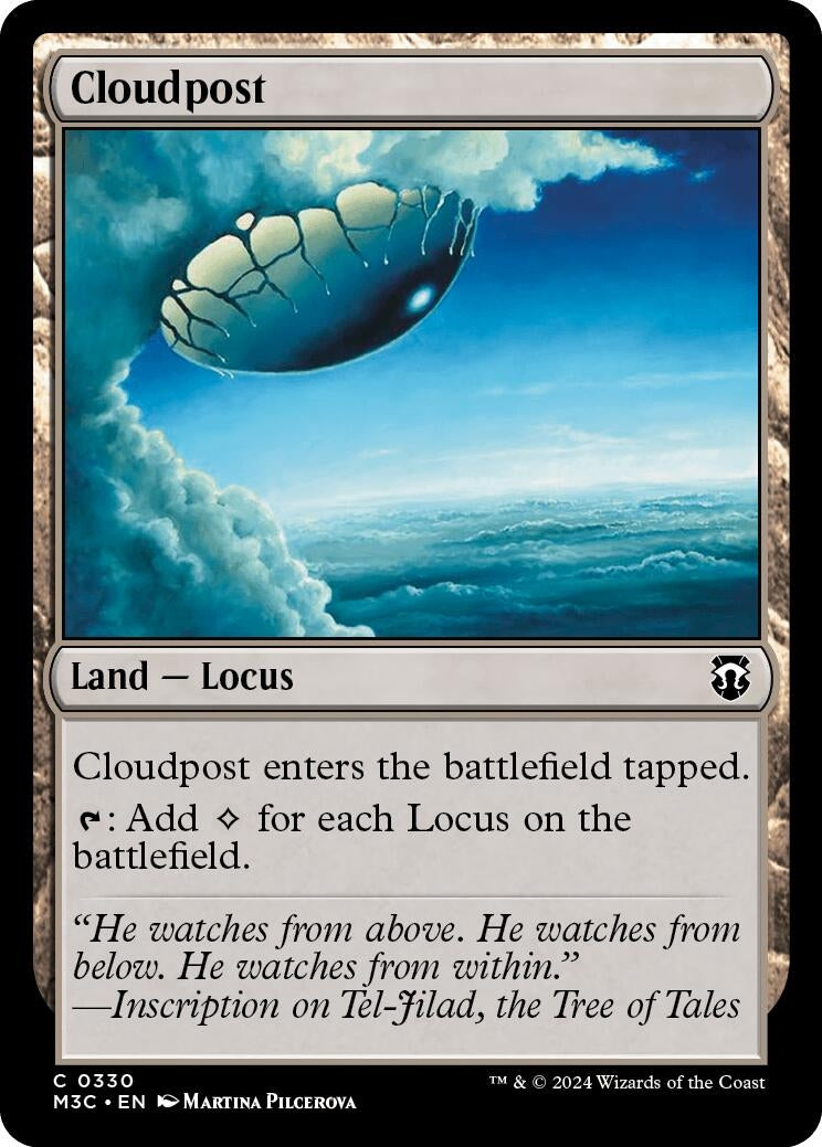 Image for Cloudpost (Ripple Foil) (330) (M3C) - Magic: The Gathering