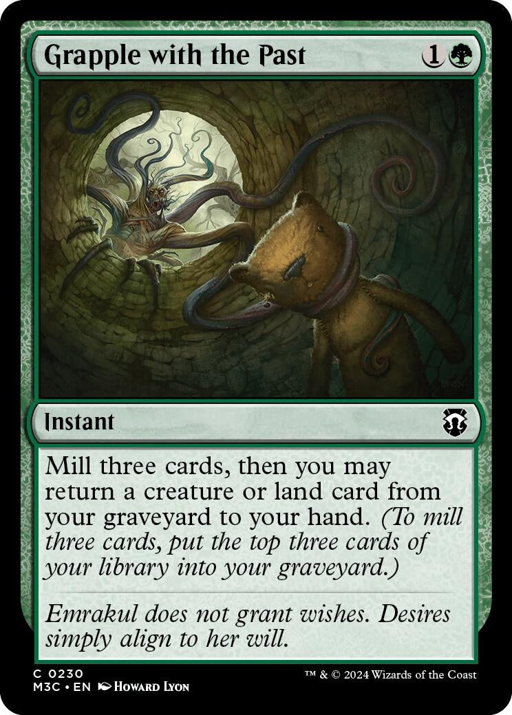 Image for Grapple with the Past (230) (M3C) - Magic: The Gathering