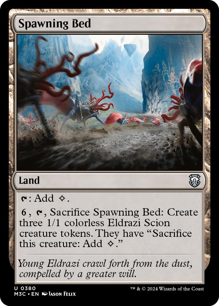 Image for Spawning Bed (Ripple Foil) (380) (M3C) - Magic: The Gathering