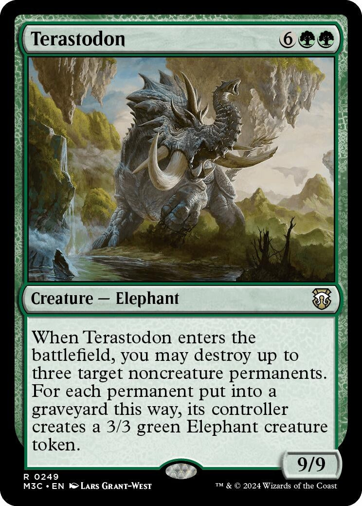 Image for Terastodon (Ripple Foil) (249) (M3C) - Magic: The Gathering