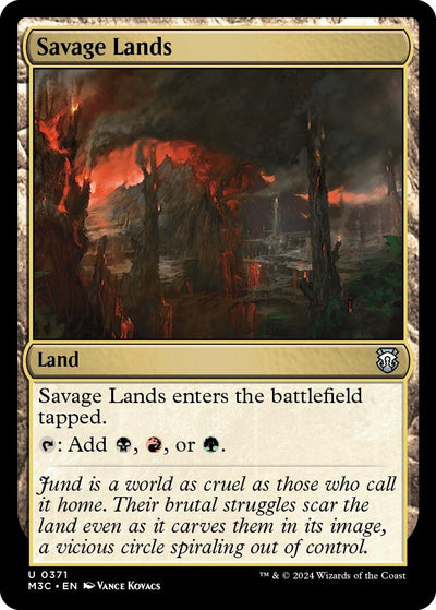 Savage Lands (Ripple Foil) (371) (M3C)