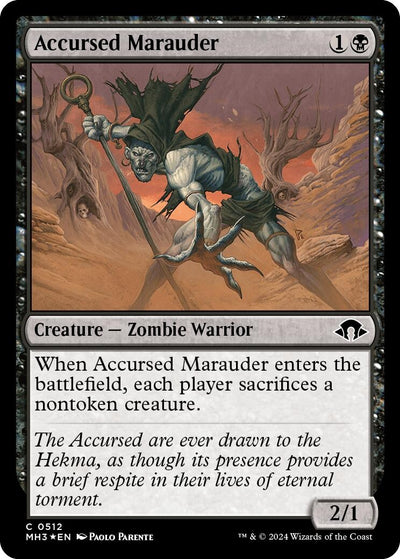Accursed Marauder (Ripple Foil) (512) (MH3)