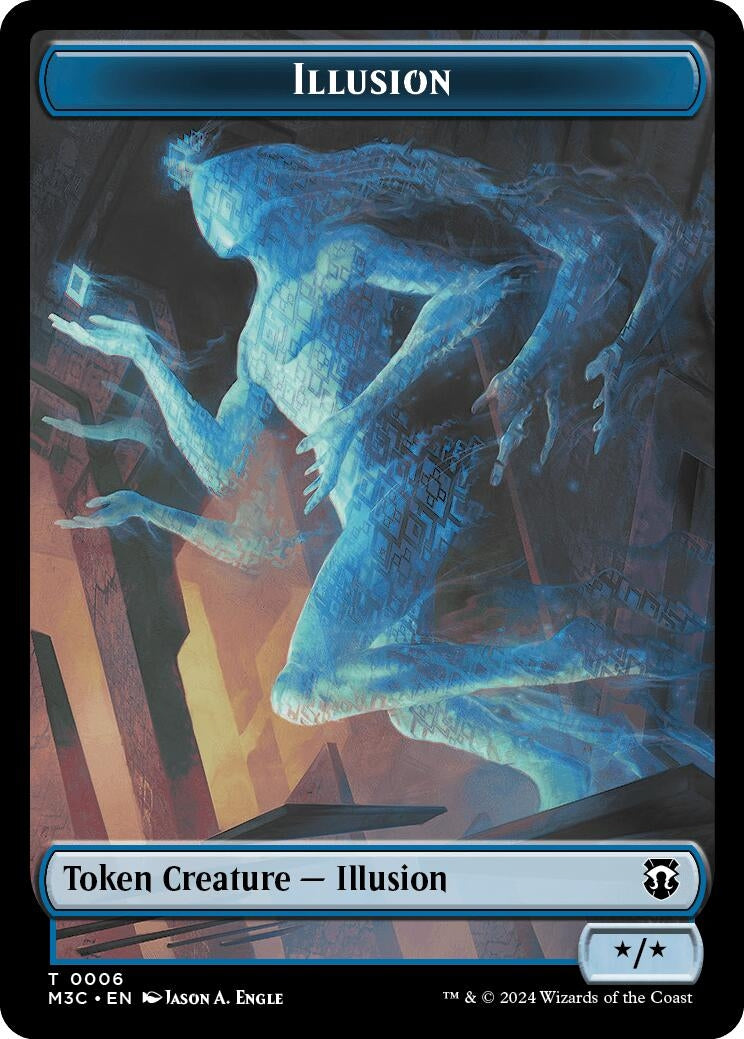Image for Illusion // Servo Double-Sided Token (6 // 33) (M3C) - Magic: The Gathering