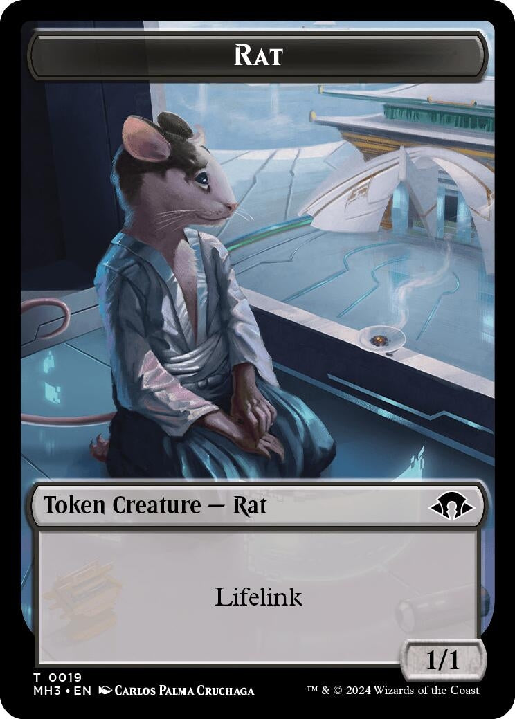 Image for Rat Token (19) (MH3) - Magic: The Gathering