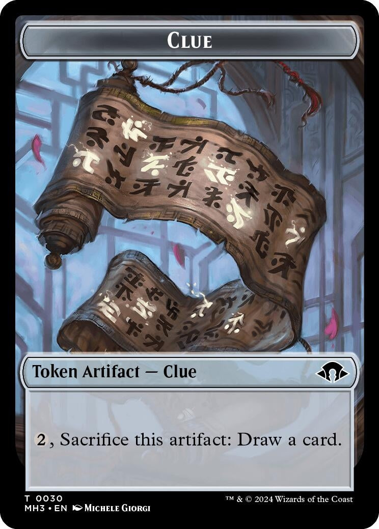 Image for Clue Token (30) (MH3) - Magic: The Gathering