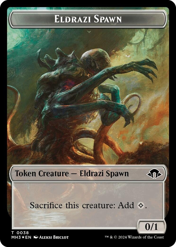 Image for Eldrazi Spawn (Ripple Foil) // Eldrazi Scion Double-Sided Token (38 // 3) (M3C) - Magic: The Gathering