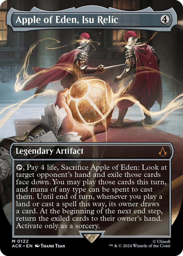 Image for Apple of Eden, Isu Relic (Borderless) (122) (ACR) - Magic: The Gathering