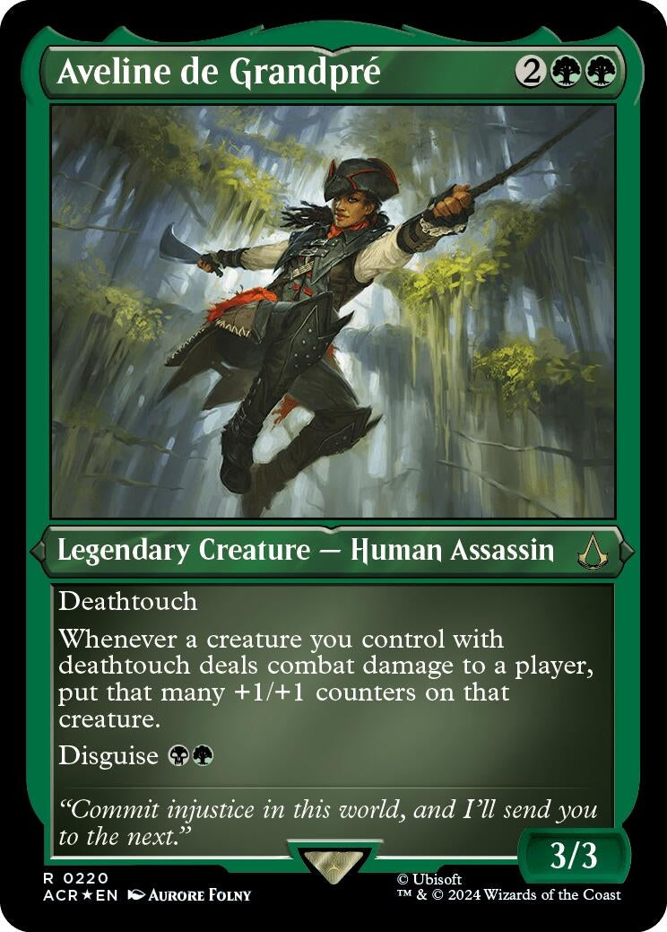Image for Aveline de Grandpre (Foil Etched) (220) (ACR) - Magic: The Gathering