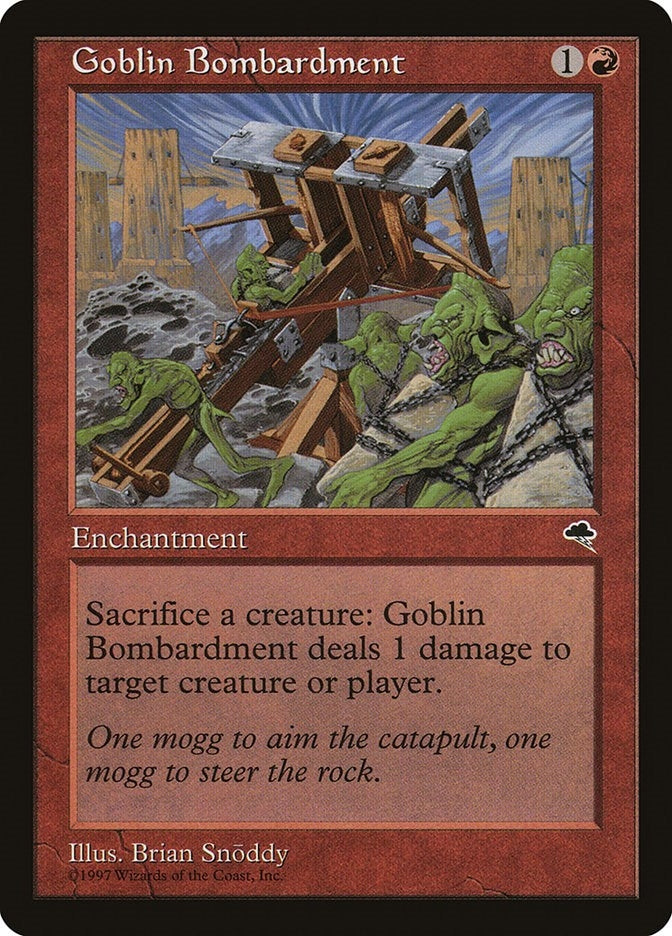 Goblin Bombardment (179) (TMP) Japanese