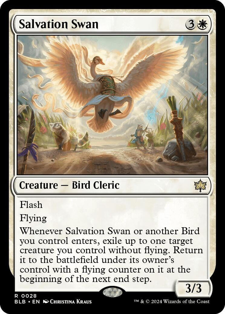 Image for Salvation Swan (28) (BLB) - Magic: The Gathering
