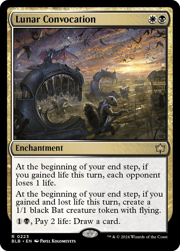 Image for Lunar Convocation (223) (BLB) - Magic: The Gathering
