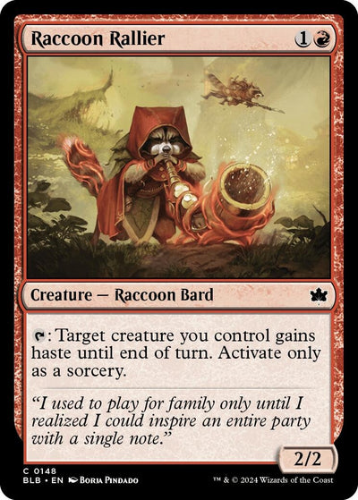 Raccoon Rallier (148) (BLB)