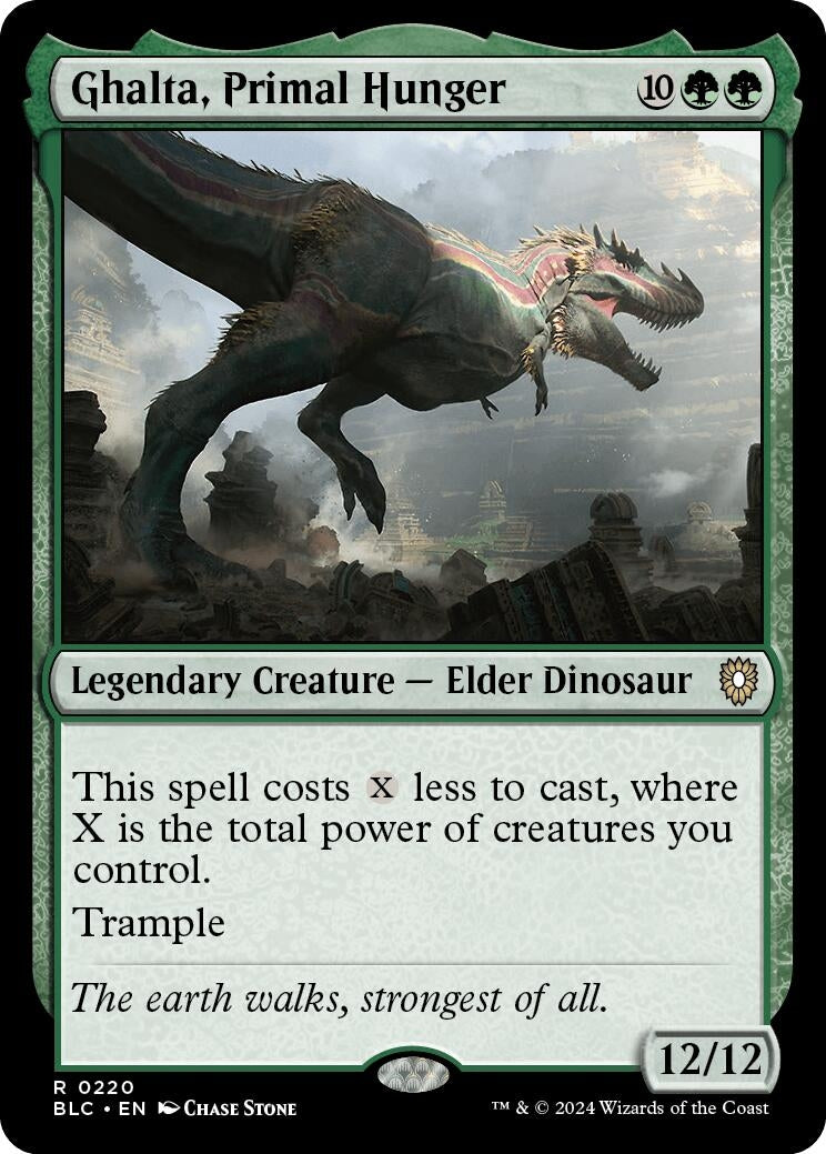 Image for Ghalta, Primal Hunger (220) (BLC) - Magic: The Gathering