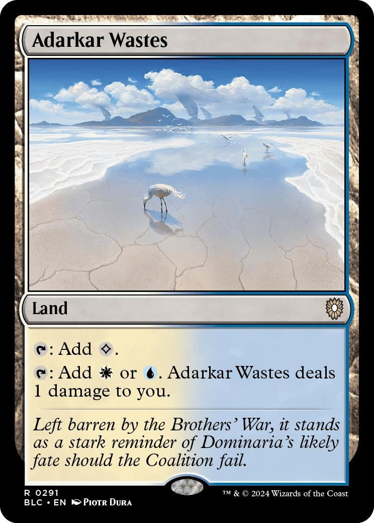 Image for Adarkar Wastes (291) (BLC) - Magic: The Gathering