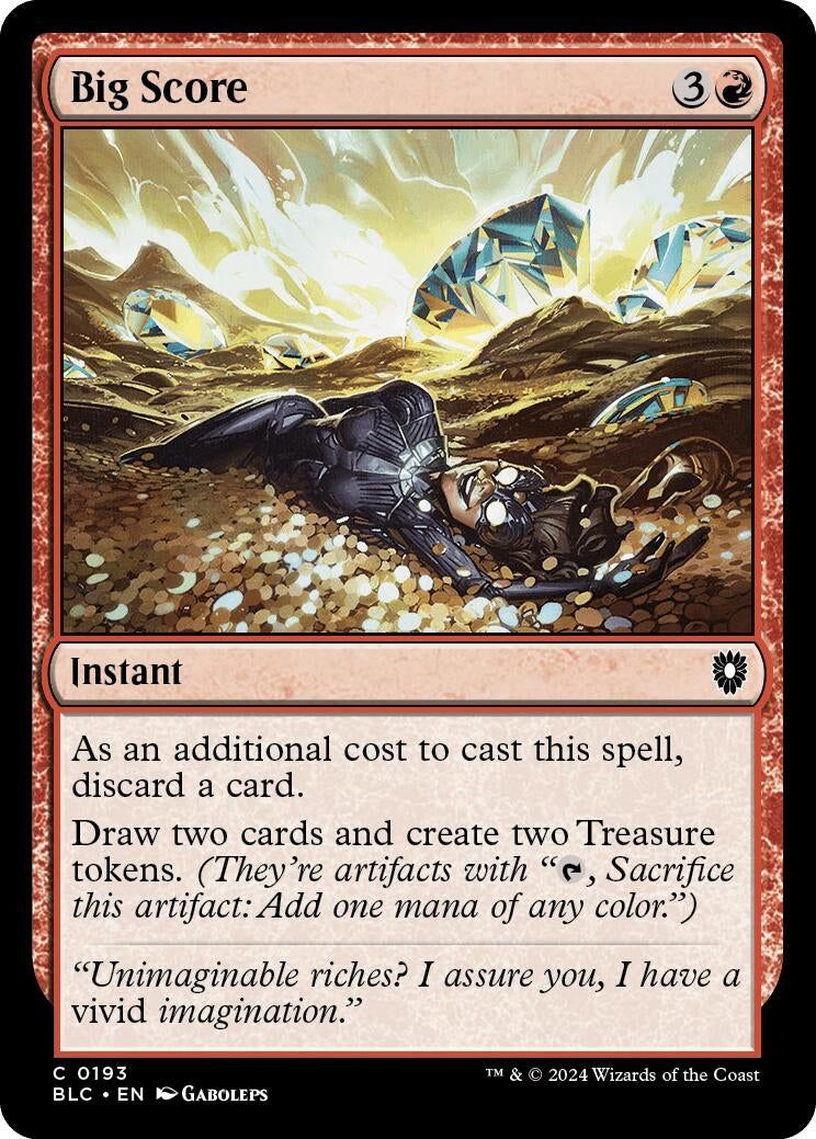Image for Big Score (193) (BLC) - Magic: The Gathering