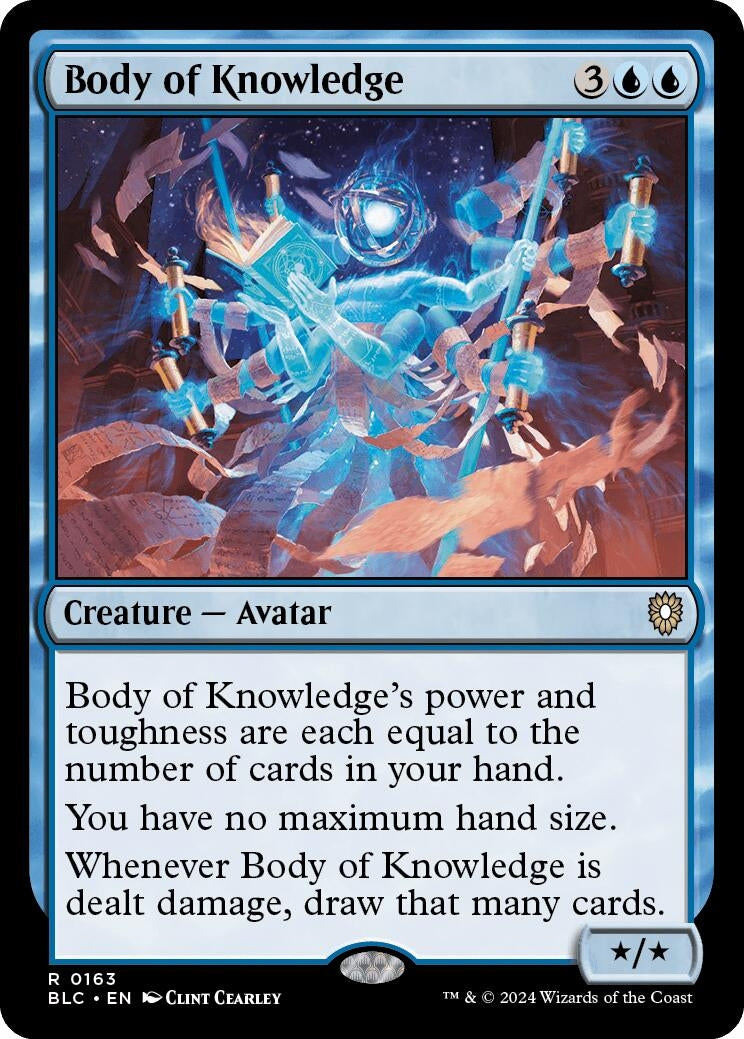 Image for Body of Knowledge (163) (BLC) - Magic: The Gathering