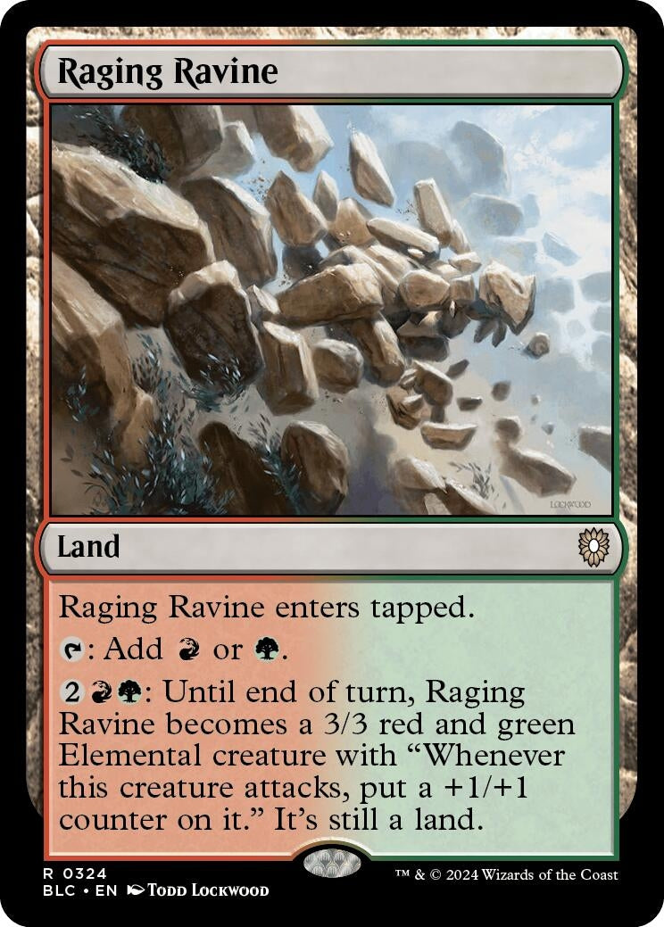 Image for Raging Ravine (324) (BLC) - Magic: The Gathering