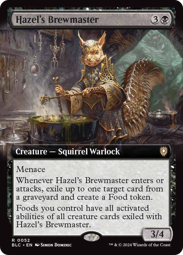 Image for Hazel's Brewmaster (Extended Art) (52) (BLC) - Magic: The Gathering