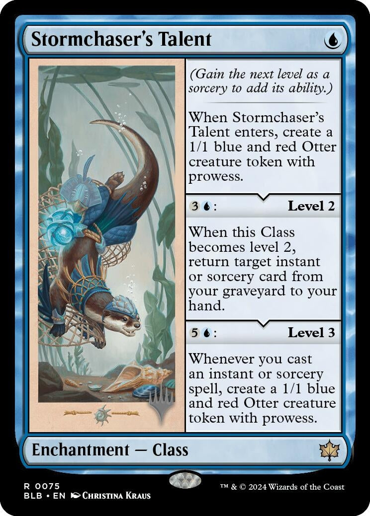 Image for Stormchaser's Talent (75) (PPBLB) - Magic: The Gathering