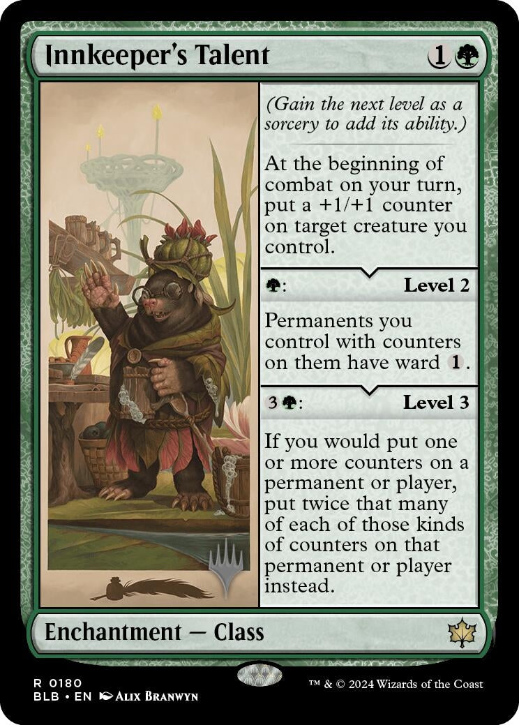 Image for Innkeeper's Talent (180) (PPBLB) - Magic: The Gathering