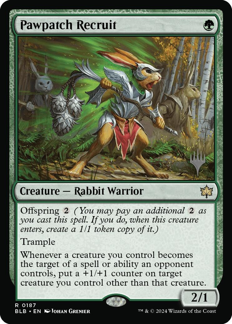 Image for Pawpatch Recruit (187) (PPBLB) - Magic: The Gathering