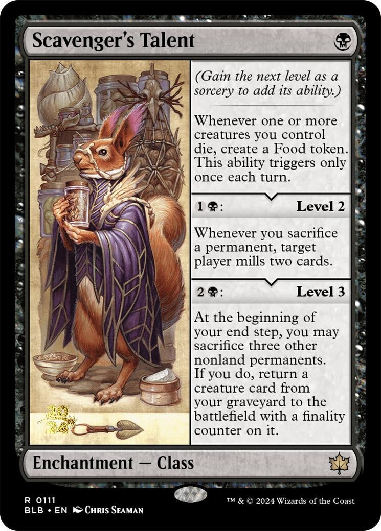 Image for Scavenger's Talent (111) (PRE) - Magic: The Gathering