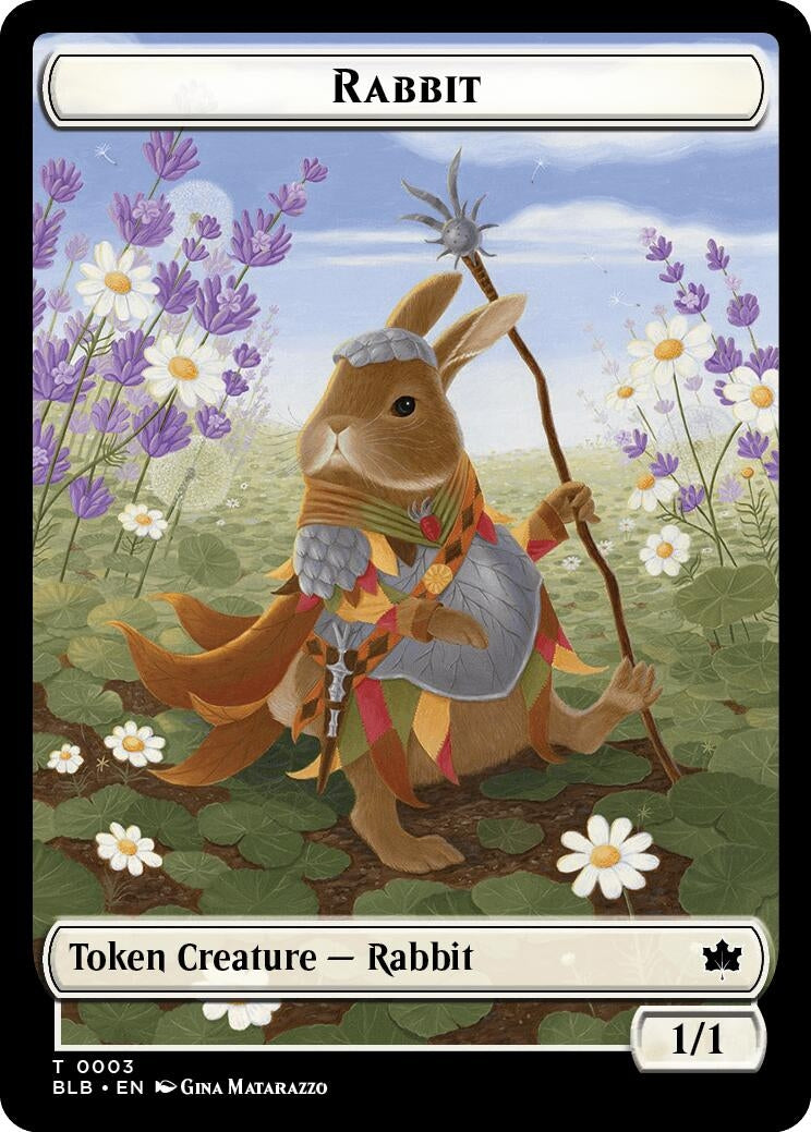 Image for Rabbit // Finch Formation Double-Sided Token (3 // 6) (BLB) - Magic: The Gathering