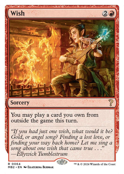 Wish (White Border) (64) (MB2)