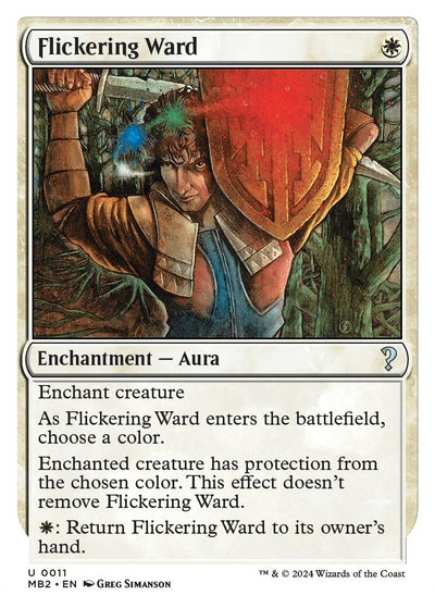 Flickering Ward (White Border) (11) (MB2)
