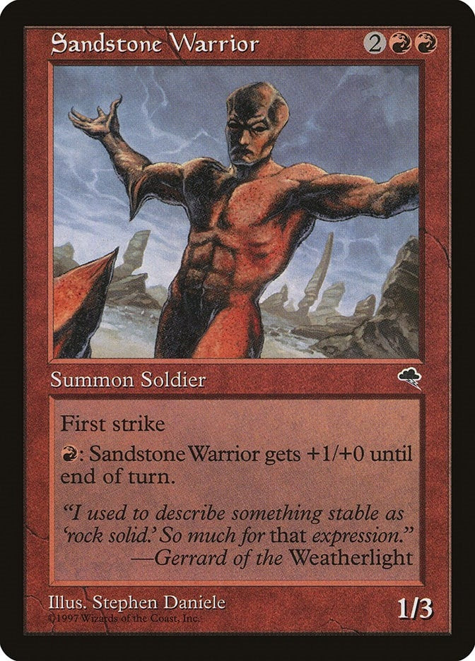 Sandstone Warrior (199) (TMP) Japanese