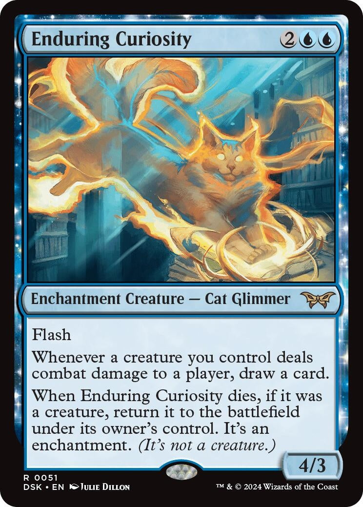 Image for Enduring Curiosity (51) (DSK) - Magic: The Gathering