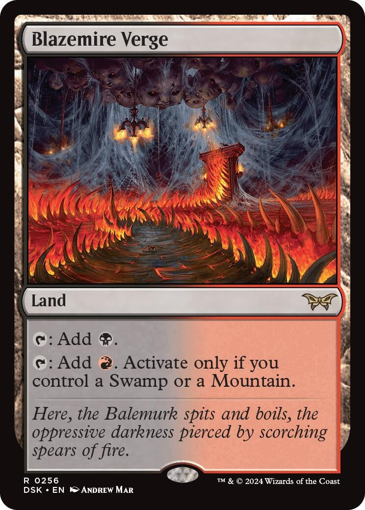 Image for Blazemire Verge (256) (DSK) - Magic: The Gathering