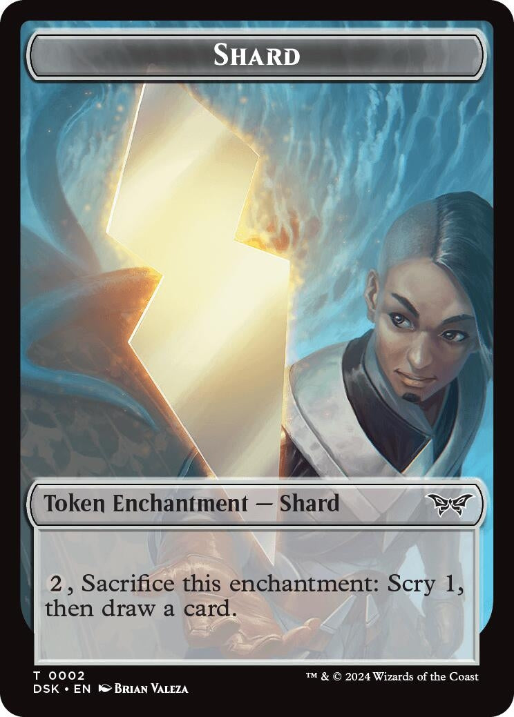 Image for Shard // Manifest Double-Sided Token (2 // 18) (DSK) - Magic: The Gathering