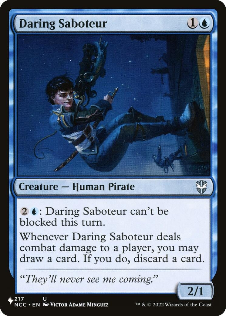 Daring Saboteur (217/093) (LIST)