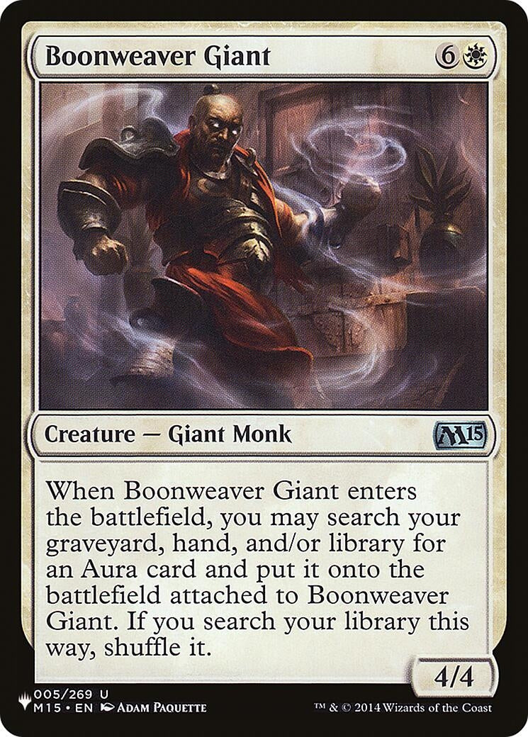 Boonweaver Giant (005/269) (LIST)